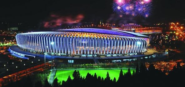 济南奥林匹克体育中心亮化工程